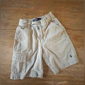 Polo by Ralph Lauren Boys Cargo Shorts Size: 4 Color: Khaki